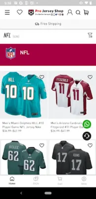 Projerseyshop android App screenshot 1