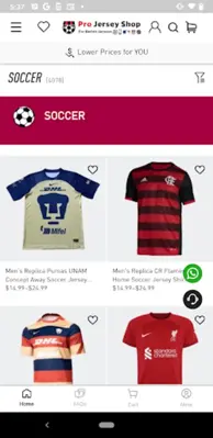 Projerseyshop android App screenshot 3